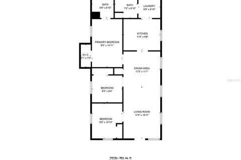 Casa en venta en Tampa, Florida, 3 dormitorios, 98.38 m2 № 1881343 - foto 27