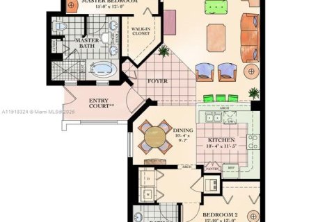 Купить кондоминиум в Санрайз, Флорида 2 спальни, 121.61м2, № 1973879 - фото 21