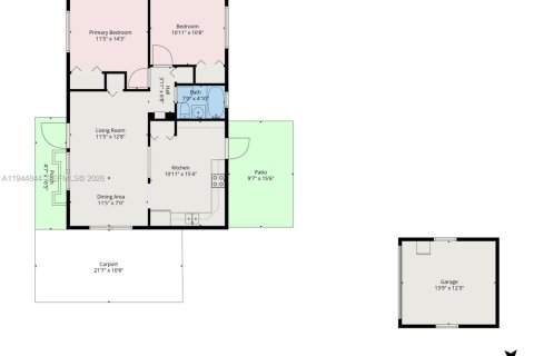 Купить виллу или дом в Хомстед, Флорида 2 спальни, 95.88м2, № 2005412 - фото 30