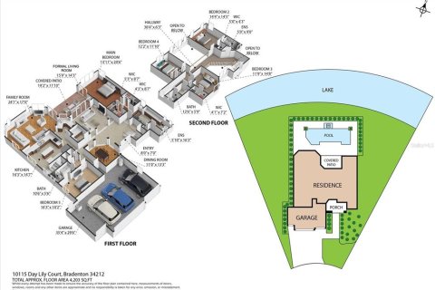 Casa en venta en Bradenton, Florida, 5 dormitorios, 376.16 m2 № 2217121 - foto 2
