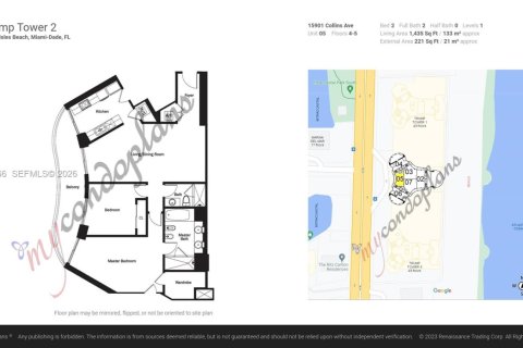 Condominio en alquiler en Sunny Isles Beach, Florida, 2 dormitorios, 133.31 m2 № 2033634 - foto 3