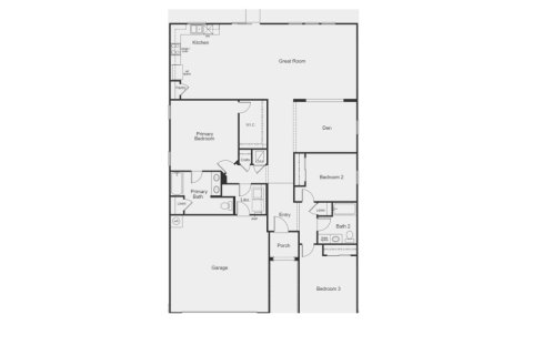 Планировка виллы или дома «House» 3 спальни в ЖК Azalea Hills