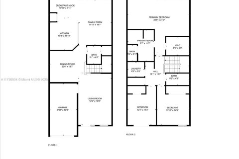Adosado en venta en Homestead, Florida, 3 dormitorios, 178.93 m2 № 1861166 - foto 9