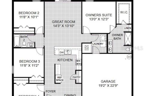 Villa ou maison à vendre à Port Charlotte, Floride: 4 chambres, 148.83 m2 № 2344770 - photo 2