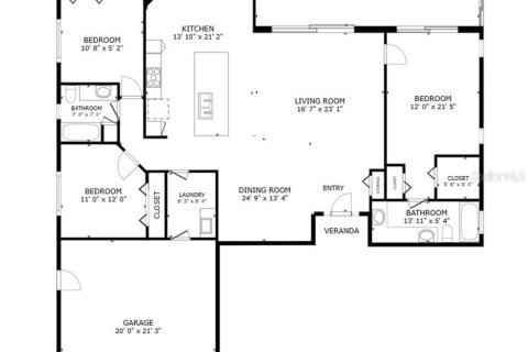 Villa ou maison à vendre à Spring Hill, Floride: 3 chambres, 165.18 m2 № 2203466 - photo 23