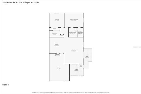 House in The Villages, Florida 2 bedrooms, 107.4 sq.m. № 2100125 - photo 3