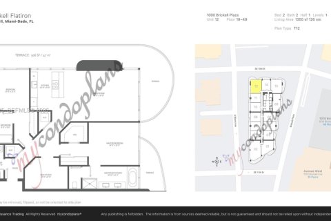 Condo in Miami, Florida, 2 bedrooms  № 2053053 - photo 24