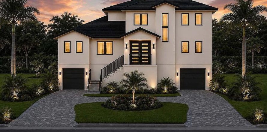 House in Tampa, Florida 4 bedrooms, 335.93 sq.m. № 2204740