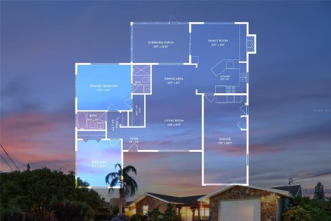 House in Port Richey, Florida 2 bedrooms, 131.74 sq.m. № 2208239 - photo 5