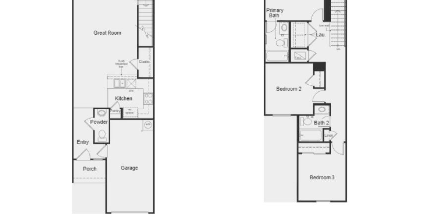 Townhouse in Meadows at Oakleaf Townhomes in Jacksonville, Florida 3 bedrooms, 126 sq.m. № 505452