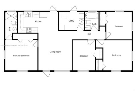 House in Miami Gardens, Florida 4 bedrooms, 111.48 sq.m. № 1945123 - photo 15