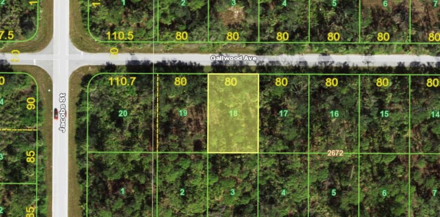 Land in Port Charlotte, Florida № 2226687