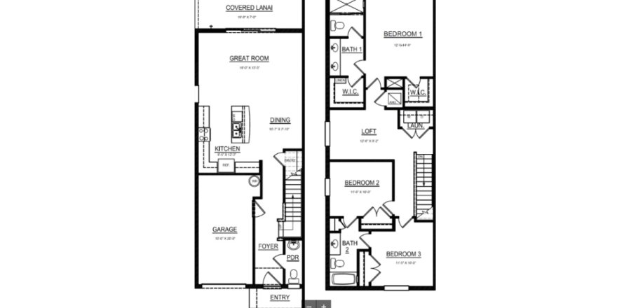 Townhouse in Braden Pointe in Bradenton, Florida 3 bedrooms, 163 sq.m. № 574233