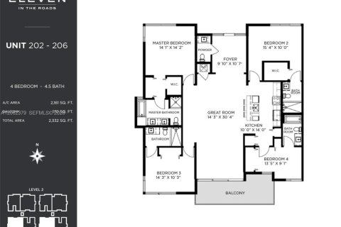 Condo in Miami, Florida, 4 bedrooms  № 2254143 - photo 12