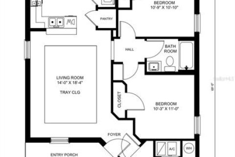 House in Eustis, Florida 3 bedrooms, 119.29 sq.m. № 1517746 - photo 5