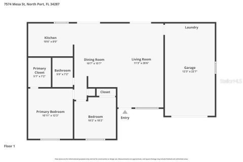 Casa en alquiler en North Port, Florida, 2 dormitorios, 83.8 m2 № 2116481 - foto 2