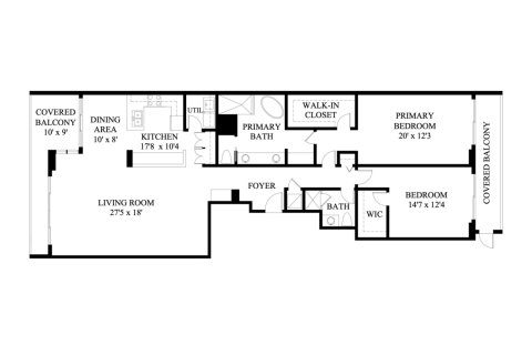 Condo in West Palm Beach, Florida, 2 bedrooms  № 747994 - photo 1