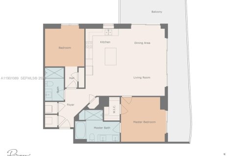 Copropriété à vendre à Hollywood, Floride: 2 chambres, 98.48 m2 № 2297395 - photo 16