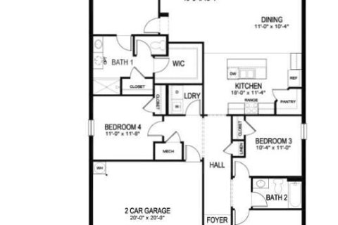 House in Fort Pierce, Florida 4 bedrooms, 169.83 sq.m. № 1154226 - photo 1