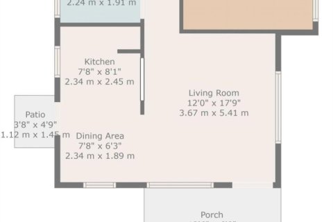 House in Hillsboro Beach, Florida 1 bedroom, 59.83 sq.m. № 1216134 - photo 1