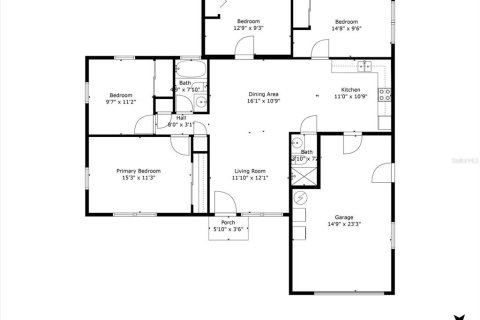 House in Holiday, Florida 4 bedrooms, 113.9 sq.m. № 1844956 - photo 24