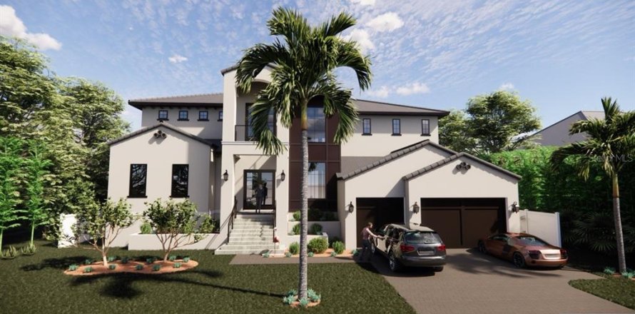 House in Saint Petersburg, Florida 5 bedrooms, 464.51 sq.m. № 1688274