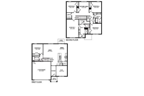 House floor plan «5BR-2», 5 bedrooms in Victoria Oaks