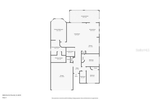 Villa ou maison à louer à Parrish, Floride: 3 chambres, 154.12 m2 № 2100270 - photo 2