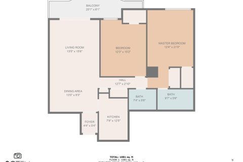 Condo in North Palm Beach, Florida, 2 bedrooms  № 2244619 - photo 24