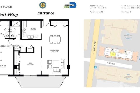 Condo in Miami Beach, Florida, 2 bedrooms  № 2060984 - photo 23