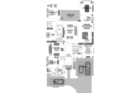 Townhouse floor plan «416SQM TIVOLI», 3 bedrooms in VALENCIA WALK AT RIVERLAND