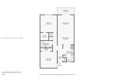 Condo in Hialeah, Florida, 2 bedrooms  № 1967821 - photo 19