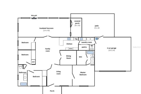 House in Wesley Chapel, Florida 4 bedrooms, 216.56 sq.m. № 2421964 - photo 27
