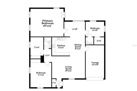 Casa en alquiler en Largo, Florida, 3 dormitorios, 154.4 m2 № 1851647 - foto 2