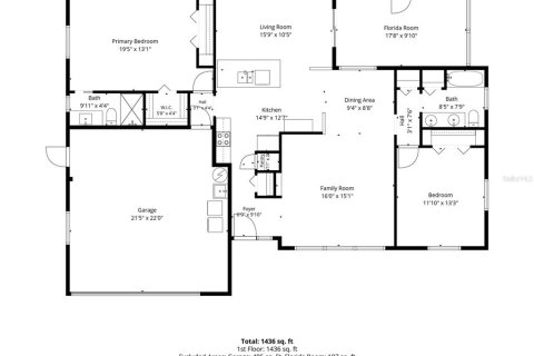 Villa ou maison à vendre à Palm Harbor, Floride: 2 chambres, 137.68 m2 № 2399419 - photo 2