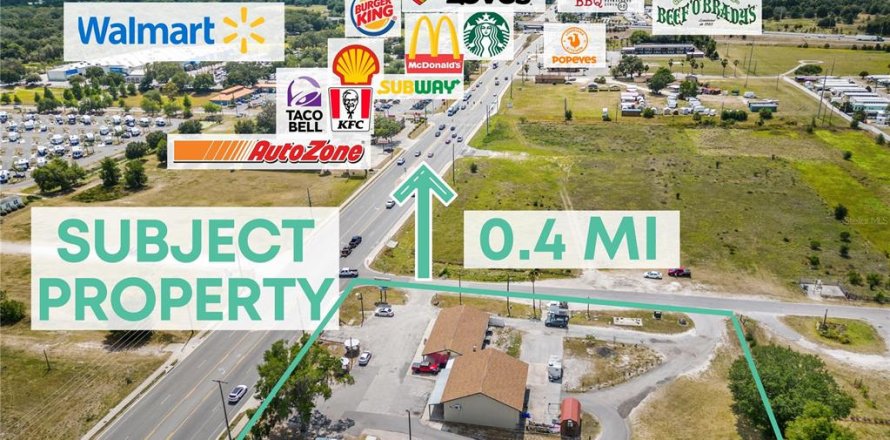 Commercial property in Bushnell, Florida 353.96 sq.m. № 528253