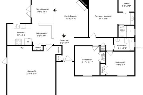 Casa en venta en Apopka, Florida, 3 dormitorios, 131.36 m2 № 2231469 - foto 29