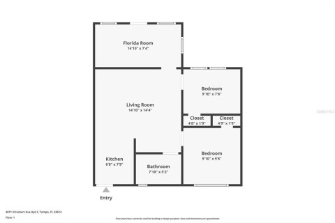 Appartement à louer à Tampa, Floride: 2 chambres, 53.42 m2 № 2408399 - photo 21