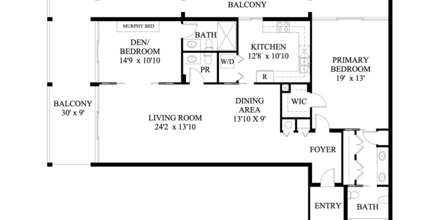 Condominio en Palm Beach, Florida, 2 dormitorios  № 1104454