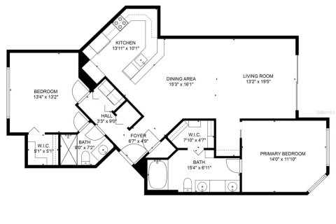 Condominio en venta en Saint Petersburg, Florida, 2 dormitorios, 106.37 m2 № 1679698 - foto 4