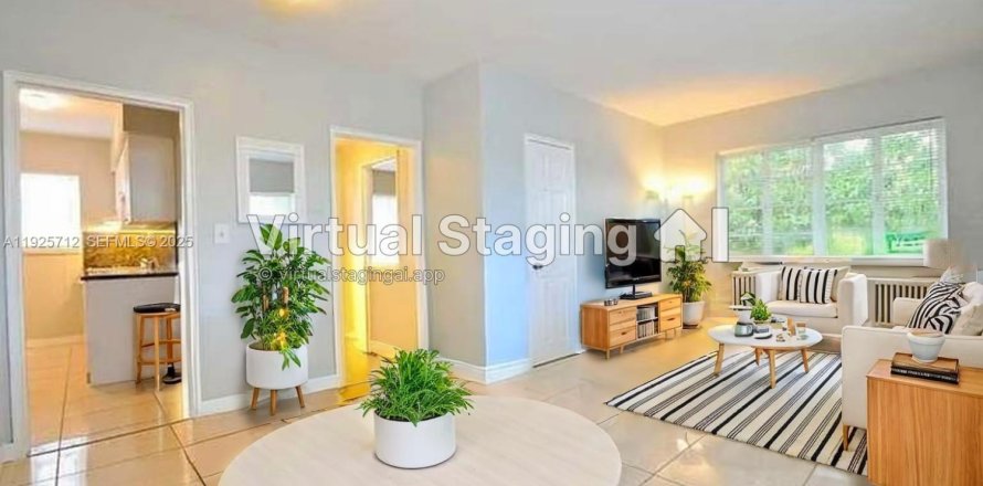 Кондоминиум с 1 спальней в Майами-Бич, Флорида № 2054099