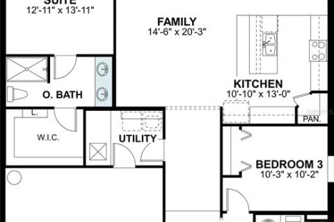 House in Wimauma, Florida 3 bedrooms, 141.12 sq.m. № 2093886 - photo 2