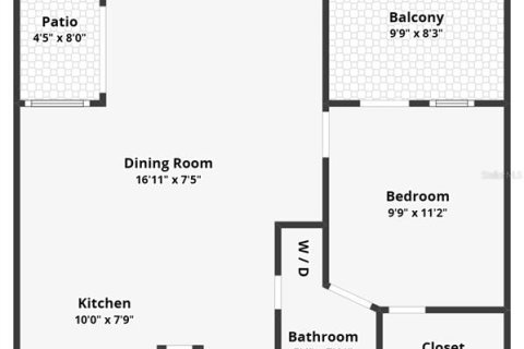 Condo in New Port Richey, Florida, 1 bedroom  № 1744970 - photo 21