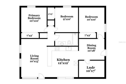 House in Saint Petersburg, Florida 3 bedrooms, 102.75 sq.m. № 1654402 - photo 2