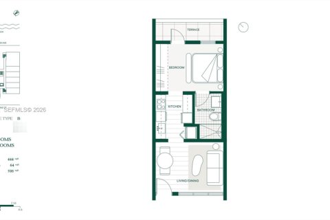 Copropriété à vendre à Miami Beach, Floride: 1 chambre, 41.25 m2 № 2377265 - photo 28