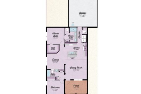 House floor plan «House», 2 bedrooms in Latitude Margaritaville