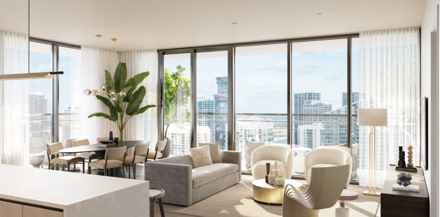 Ático en Lofty Brickell en Miami, Florida 3 dormitorios, 211.1 m2 № 700869