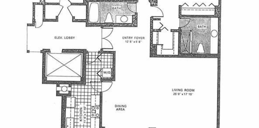 Condo à Fort Lauderdale, Floride, 2 chambres № 1026563