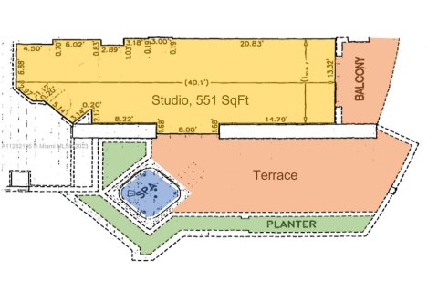 Купить кондоминиум в Санни-Айлс-Бич, Флорида 51.19м2, № 2055156 - фото 14