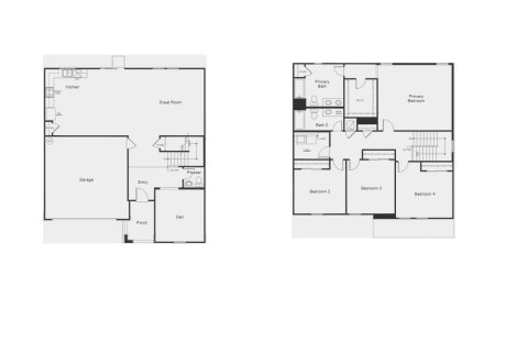 House floor plan «House», 4 bedrooms in Victory Crossing